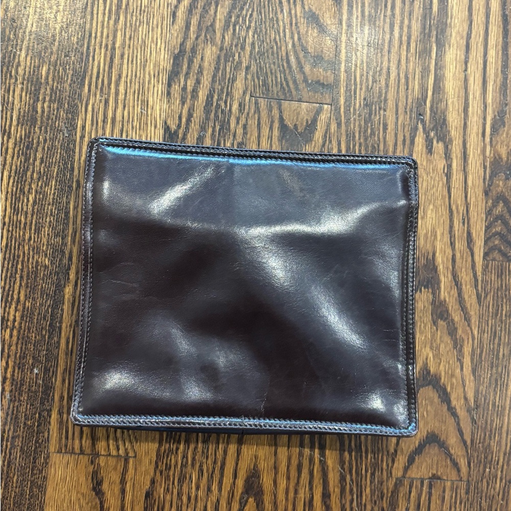 Bottega Veneta Dark Brown Leather Wallet